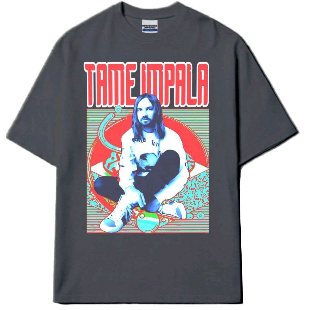TSHIRT MUSIC KAOS BAND TAME IMPALA - BORDERLINE