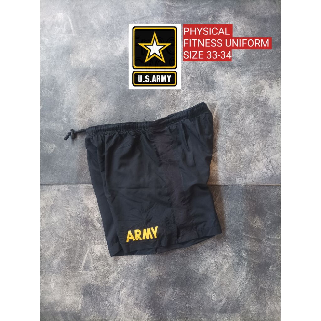US ARMY PANTS / CELANA RUNNING ( SIZE 33-34 MUAT )