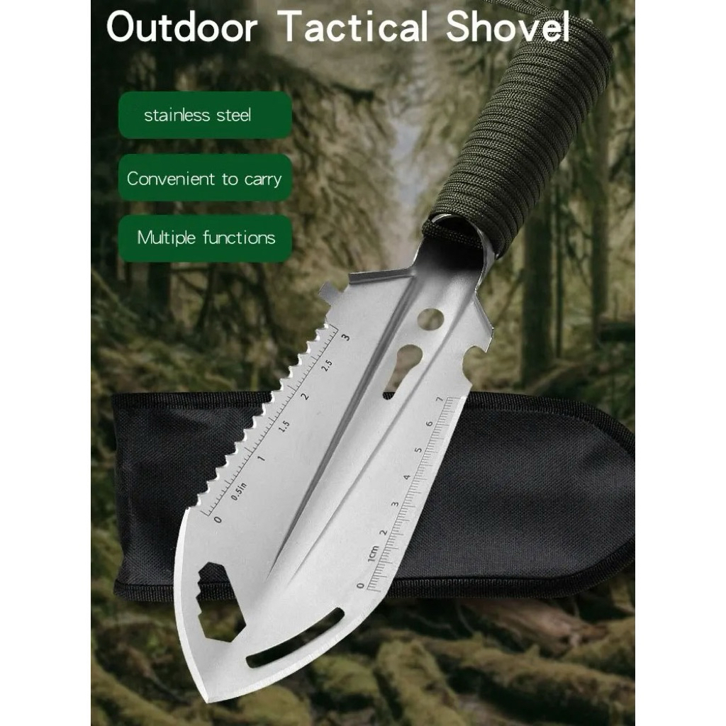 SEKOP TACTICAL SURVIVAL CAMPING MULTIFUNGSI SELF DEFENCE PISAU GERGAJI CHINLIN