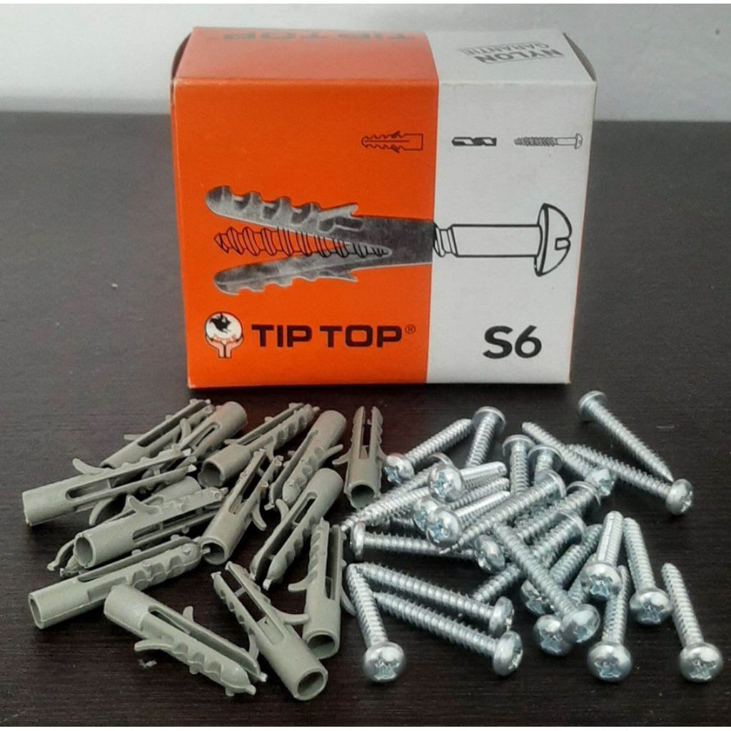S6+Sekrup / Sekrup Ambalan / Sekrup S6 Set