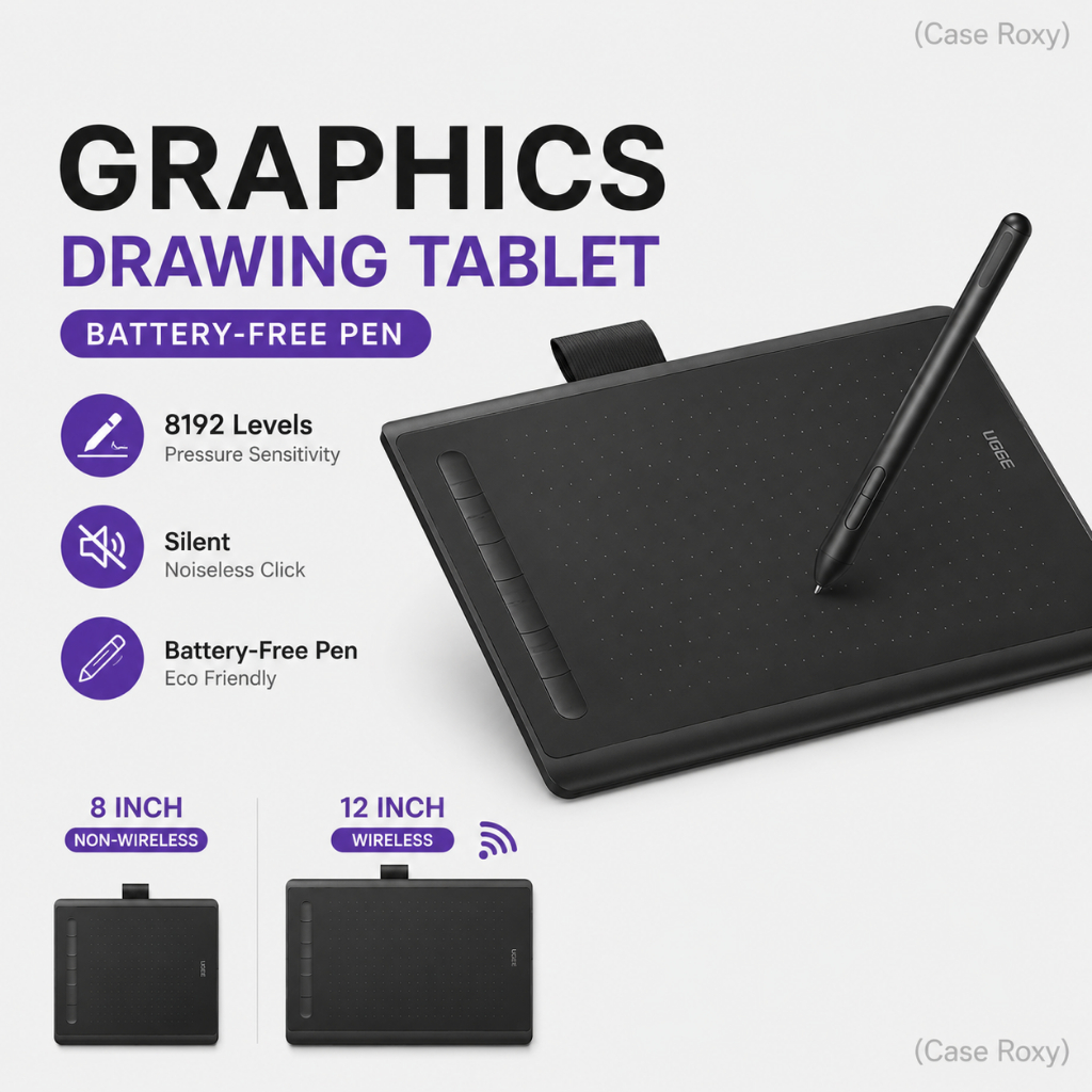 Graphics Drawing Tablet USB Signature For PC & Android Phones Tablet OSU Tablet Free Battery Pen