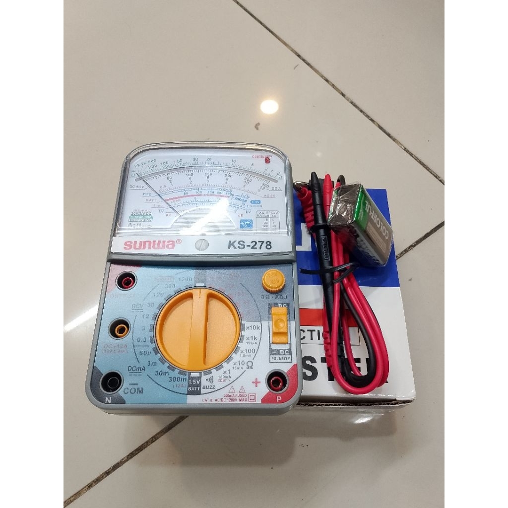 Multitester Analog SUNWA KS-278 Multitester Original Sunwa