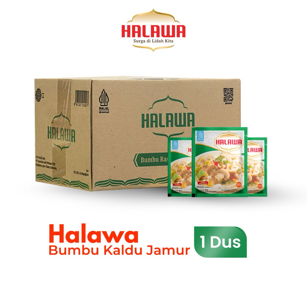 halawa rasa kaldu jamur 1 karton
