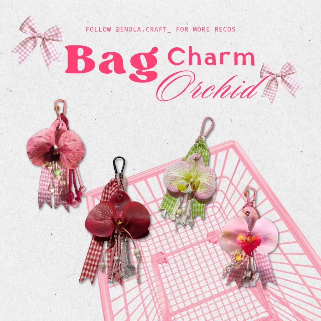 Bag Charms Enola - Gantungan Tas Cantik