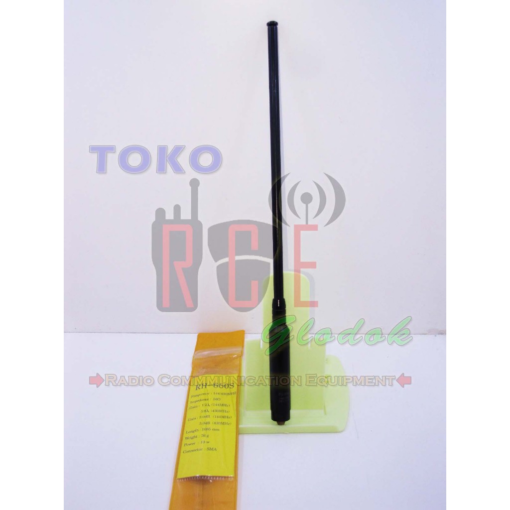 15pcs Antena Handy Talkie Harvest RH-660s HARVEST RH 660s SMA Female Dual Band Icom Alinco