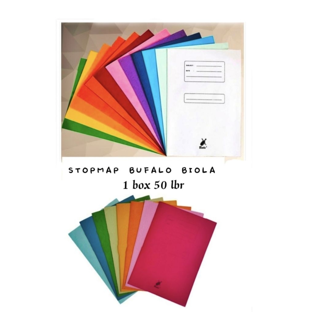 Map Kertas Tebal / Stopmap Buffalo Biola / Box ( 50 Lembar )