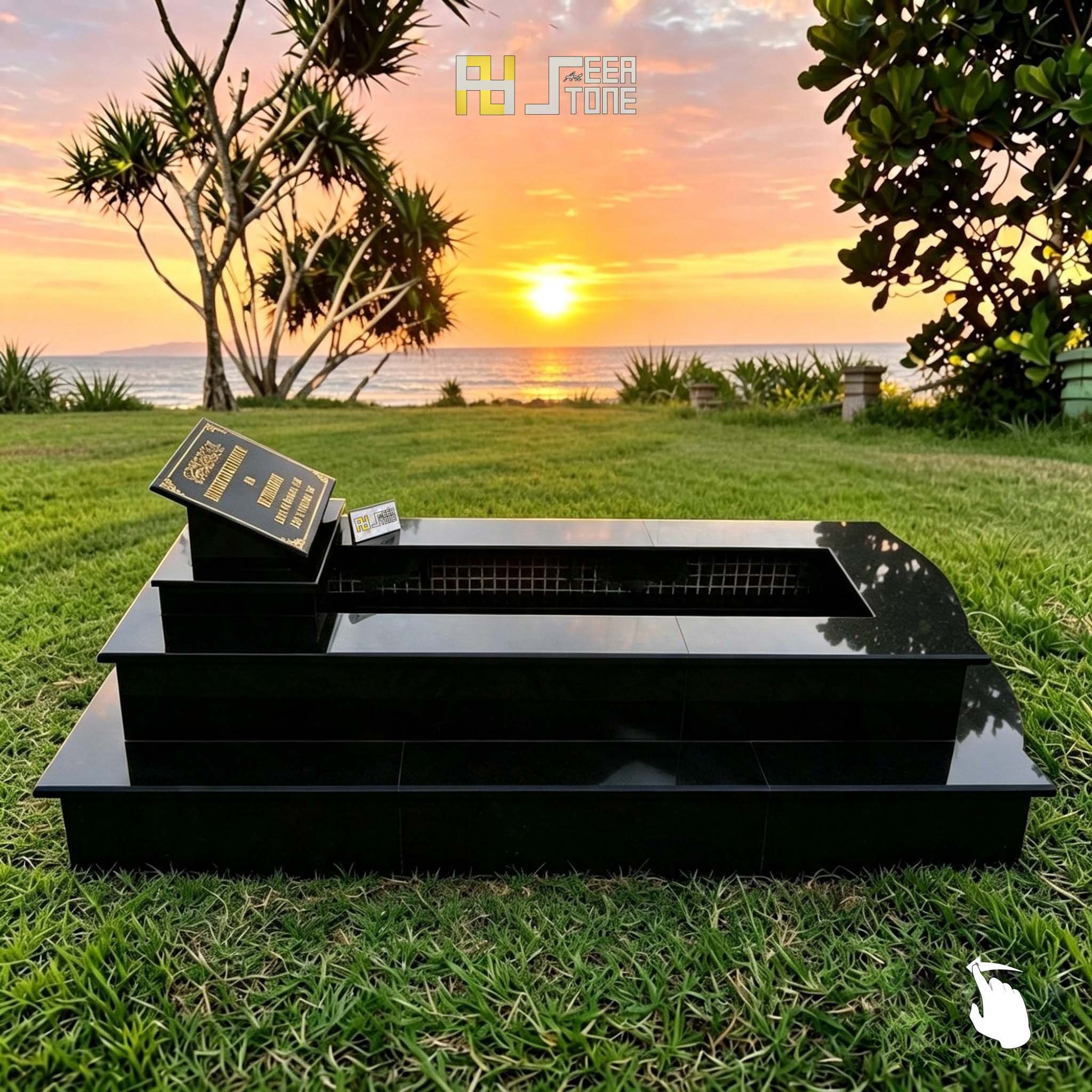 SEEA - Batu Nisan Makam Body Kijing Dewasa 80x180 Full Granit Tile