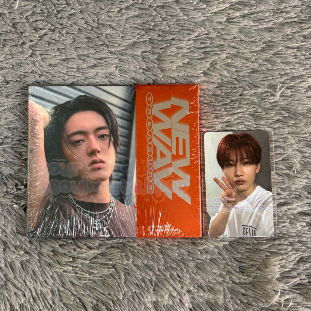 ALBUM TREASURE NEW WAV RAW HARUTO VER + POB WEVERSE OFFICIAL
