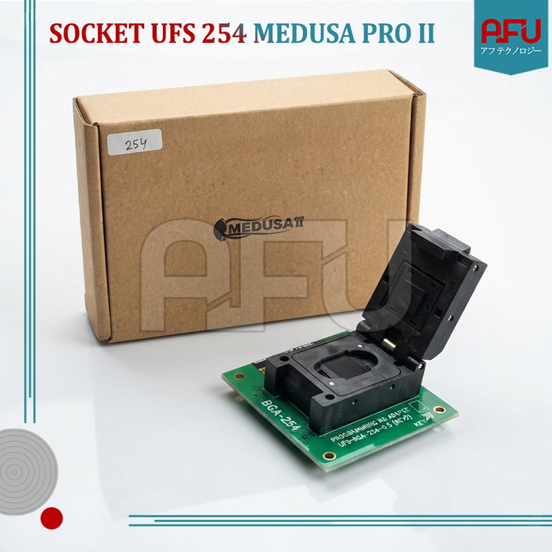 Socket UFS 254 Medusa Pro Original - Adapter Reader IC EMMC BGA 254 High Speed