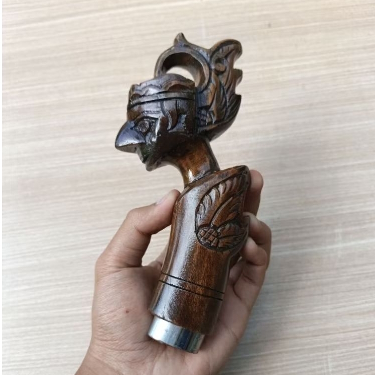 Gagang Golok ukir Wayang gatot kaca | Gagang ukir wayang