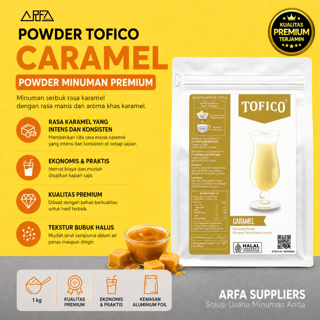 Powder Tofico Caramel 1 kg