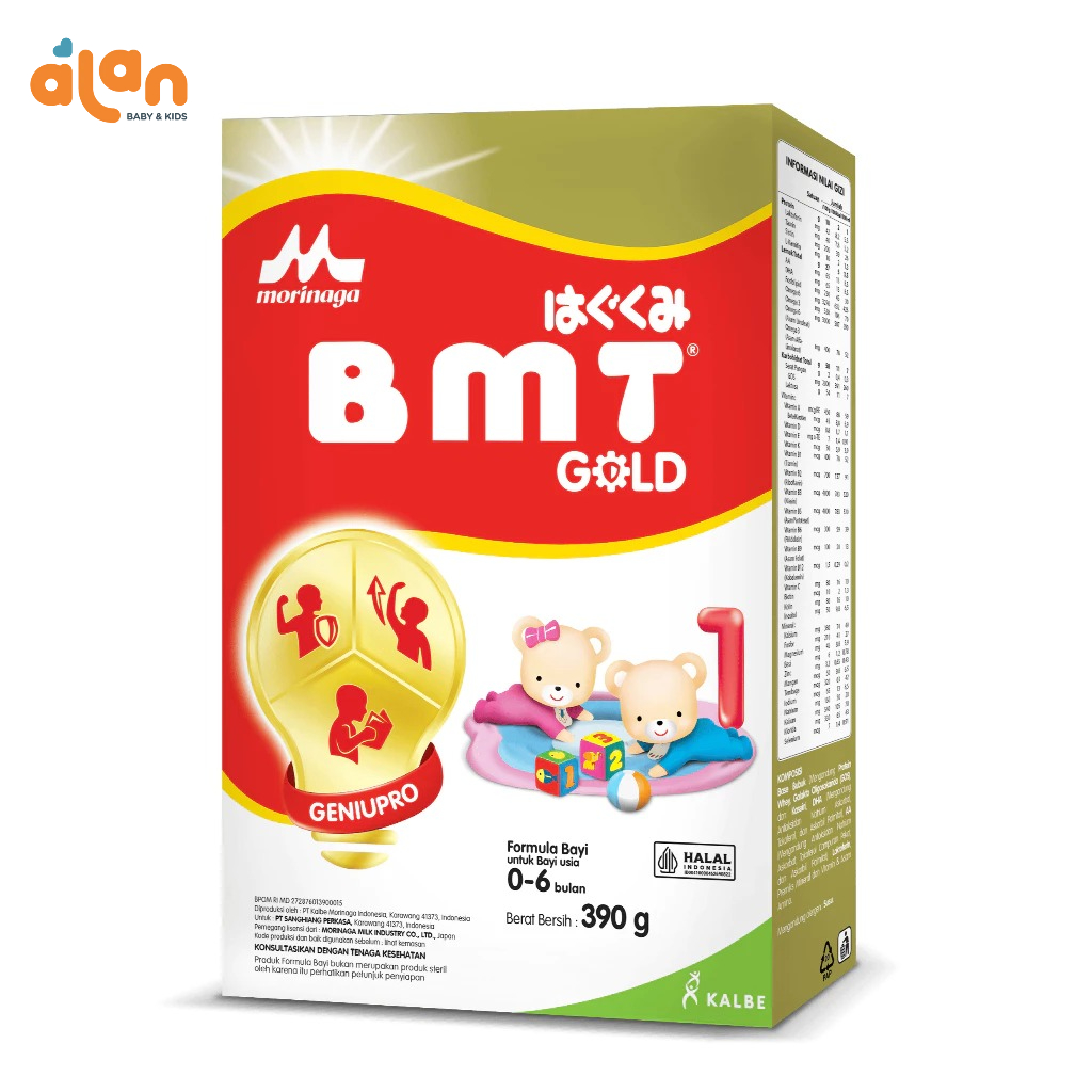 Morinaga Gold BMT 0-6 Bulan 390gr  - Susu Formula