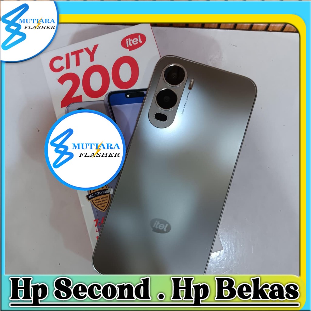 Itel City 200 Ram 4 Rom 128GB Second Original