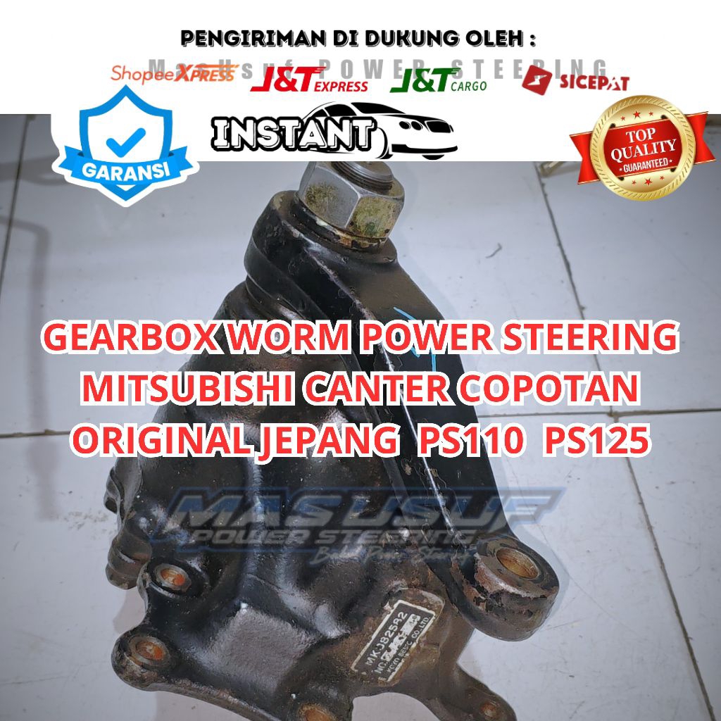 Gearbox Worm Stir Power Steering Mitsubishi Canter Ps 110 Ps 125 Copotan Original Jepang ex Singapor