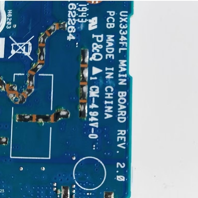 motherboard mati laptop asus zenbook 14 model UX433FLC core i7-1051OU