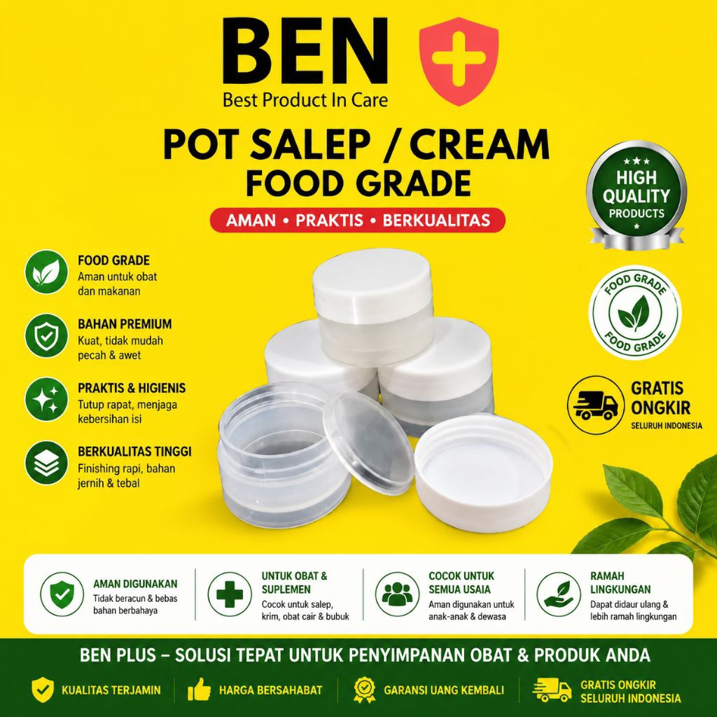 pot cream 10 gram pot salep