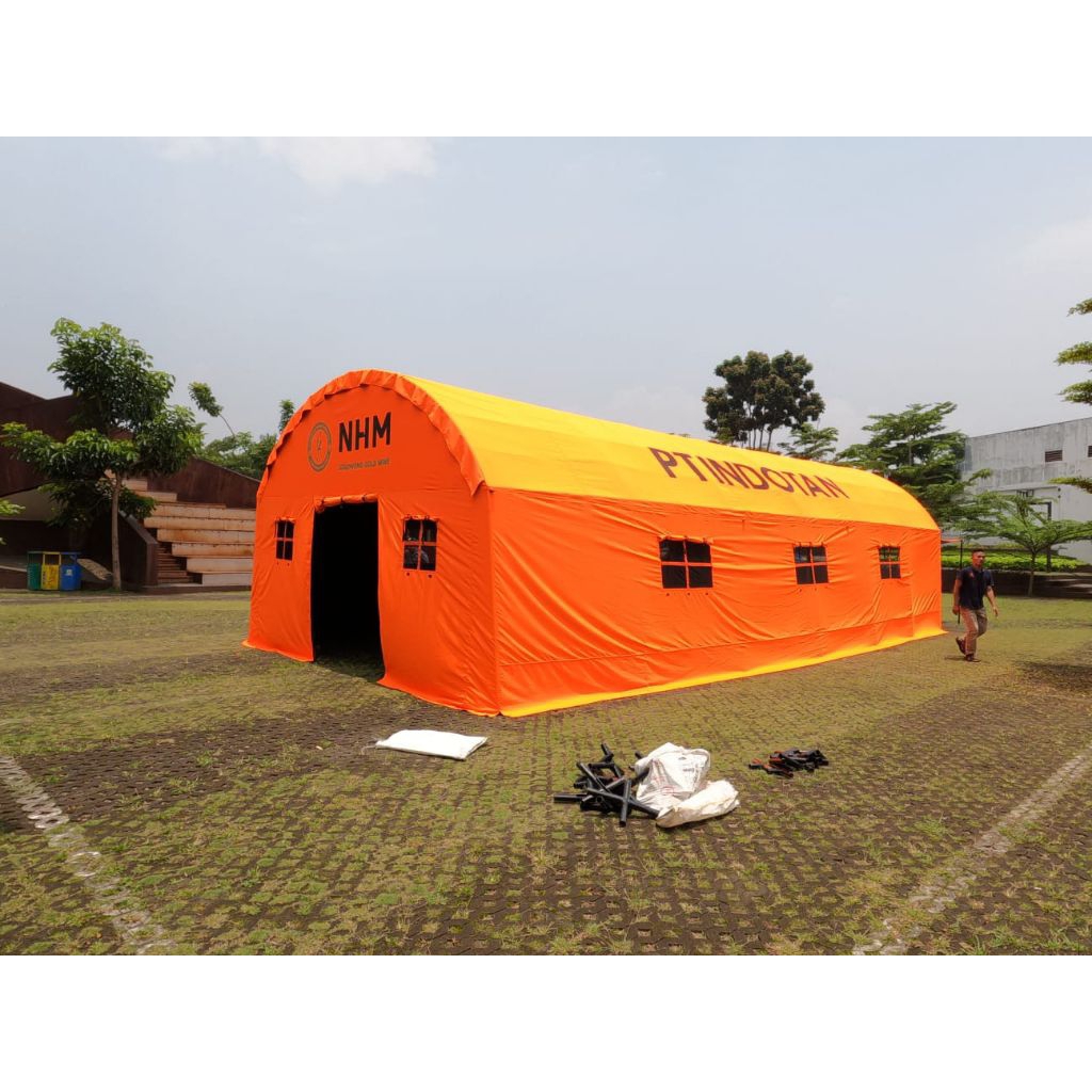 TENDA LORONG BNPB BPBD TENDA OVAL POSKO BENCANA MILITER
