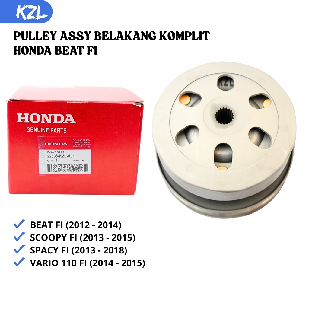 Pully Pulley Honda Beat FI Scoopy FI - Pulley Puli Spacy Fi Vario 110 Fi Kode KZL Original