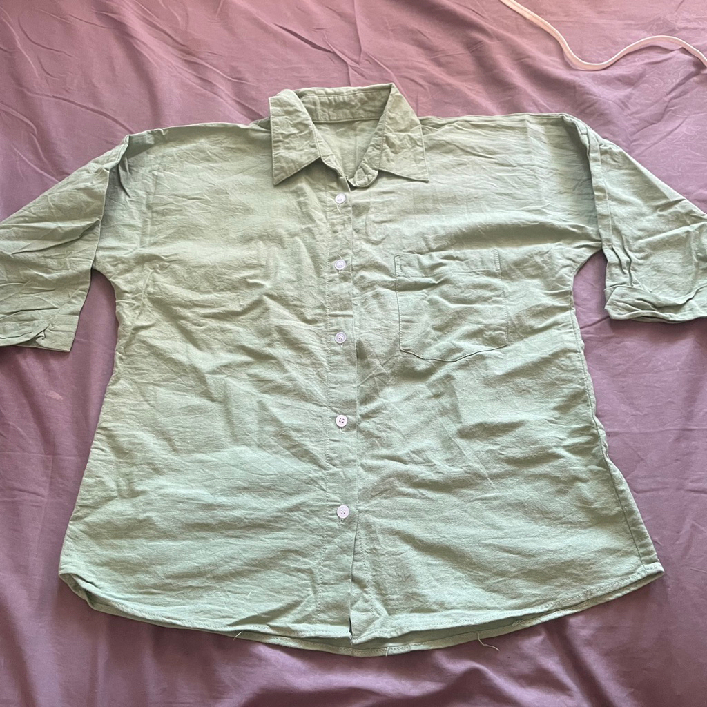 kemeja sage/mint