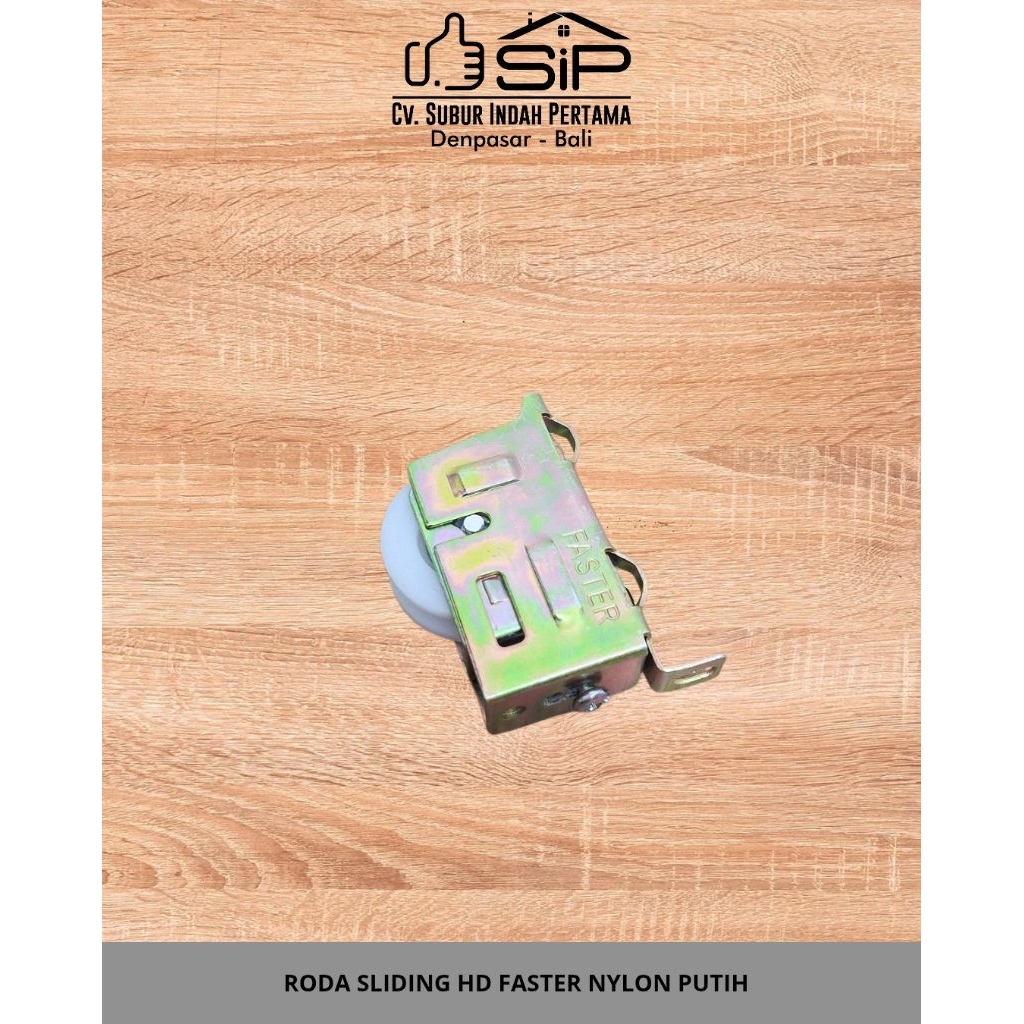 RODA SLIDING HD FASTER NYLON PUTIH/roda sliding nilon/roda sliding jendela