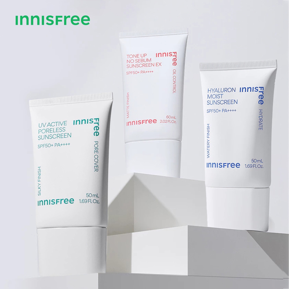 Innisfree Sunscreen 50ml / Innisfree Intensive Triple Shield Sunscreen SPF50+ PA++++ / Innisfree Ton