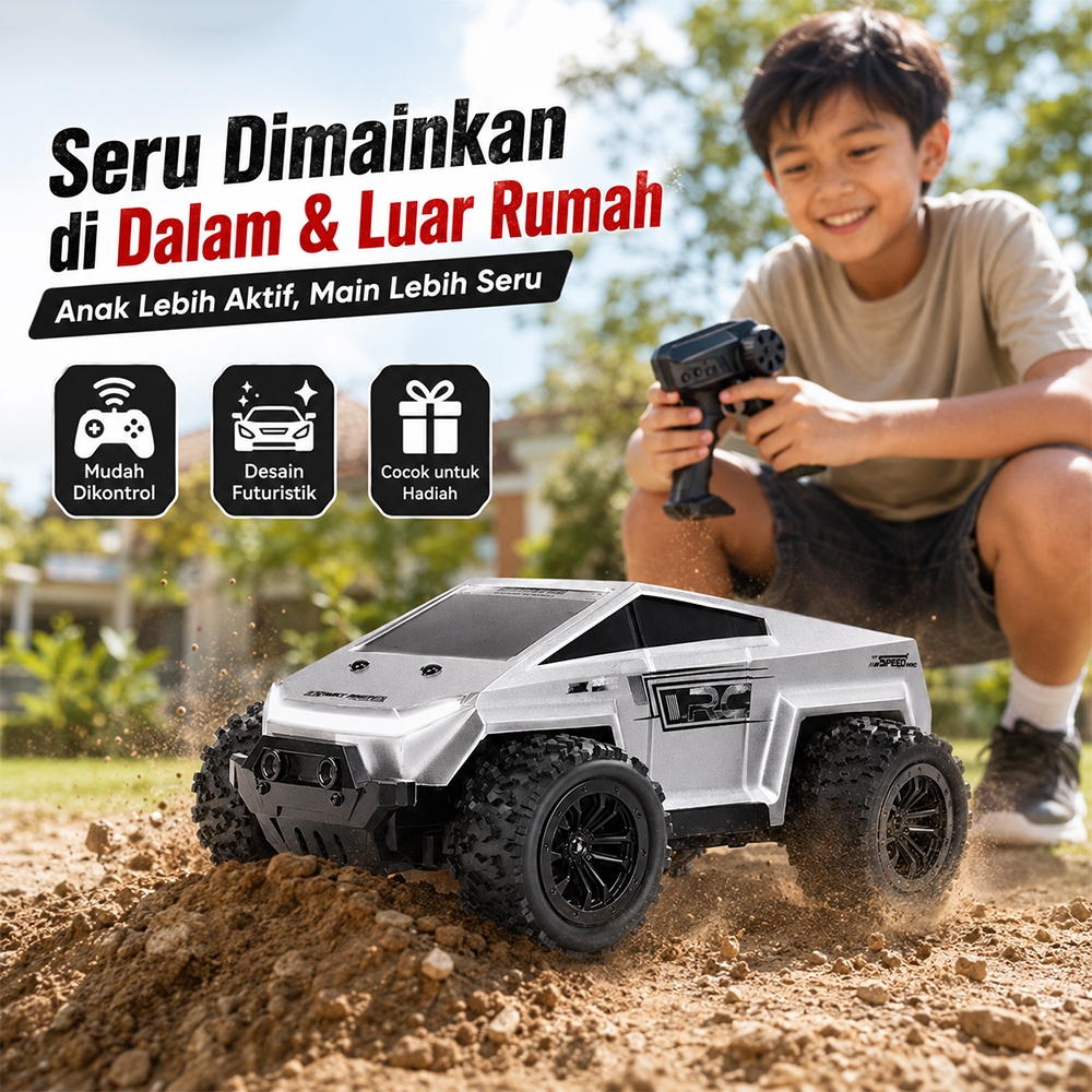 BABYCOLOR Mainan 2.4Ghz Mobil Remote Control RC Off Road Mobil Jeep Remote Mainan Anak Laki Laki