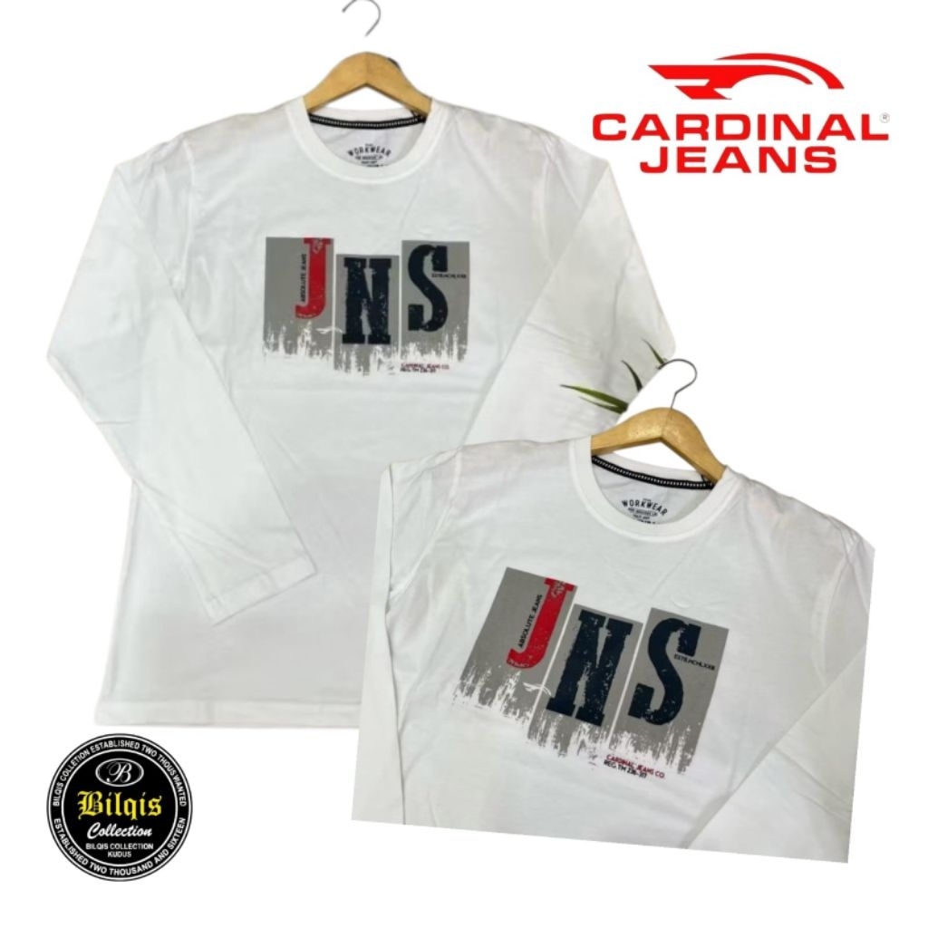 Cardinal Original Kaos Pria Lengan Panjang Premium