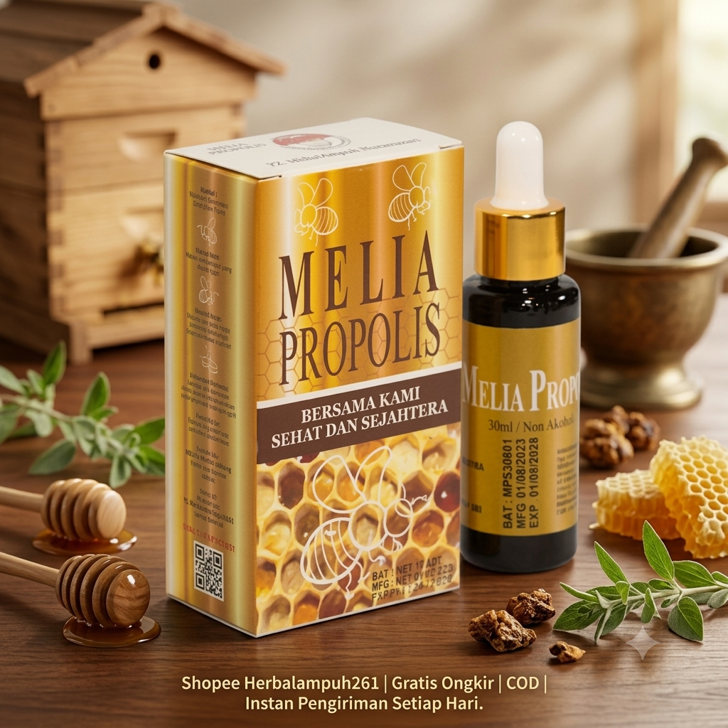 Propolis Melia 30 ml Asli 100%.