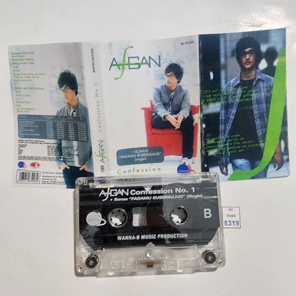 Kaset pita Afgan / Terimakasih Cinta (Tanpa Cover)