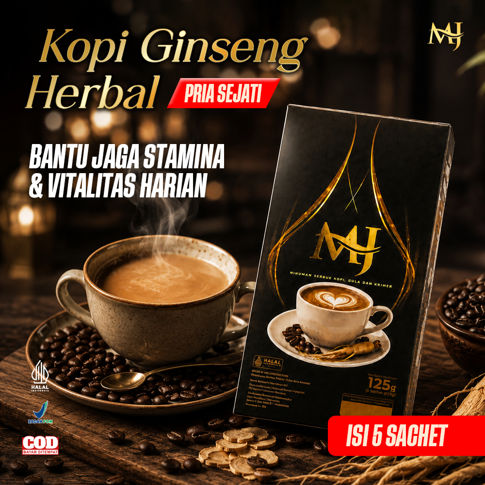Kopi Krimer Ginseng dan Guarana
