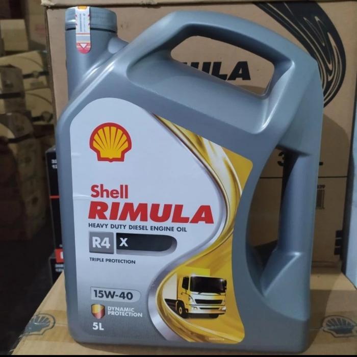 Oli Mesin Shell Rimula R4 15W-40 Diesel 5 Liter Original