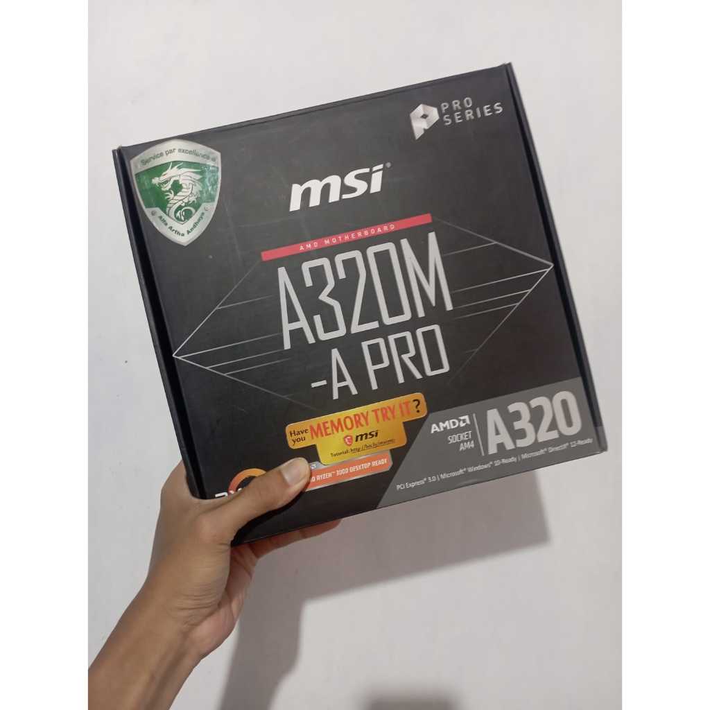 MSI A320M A-PRO Motherboard m-ATX AM4 DDR4
