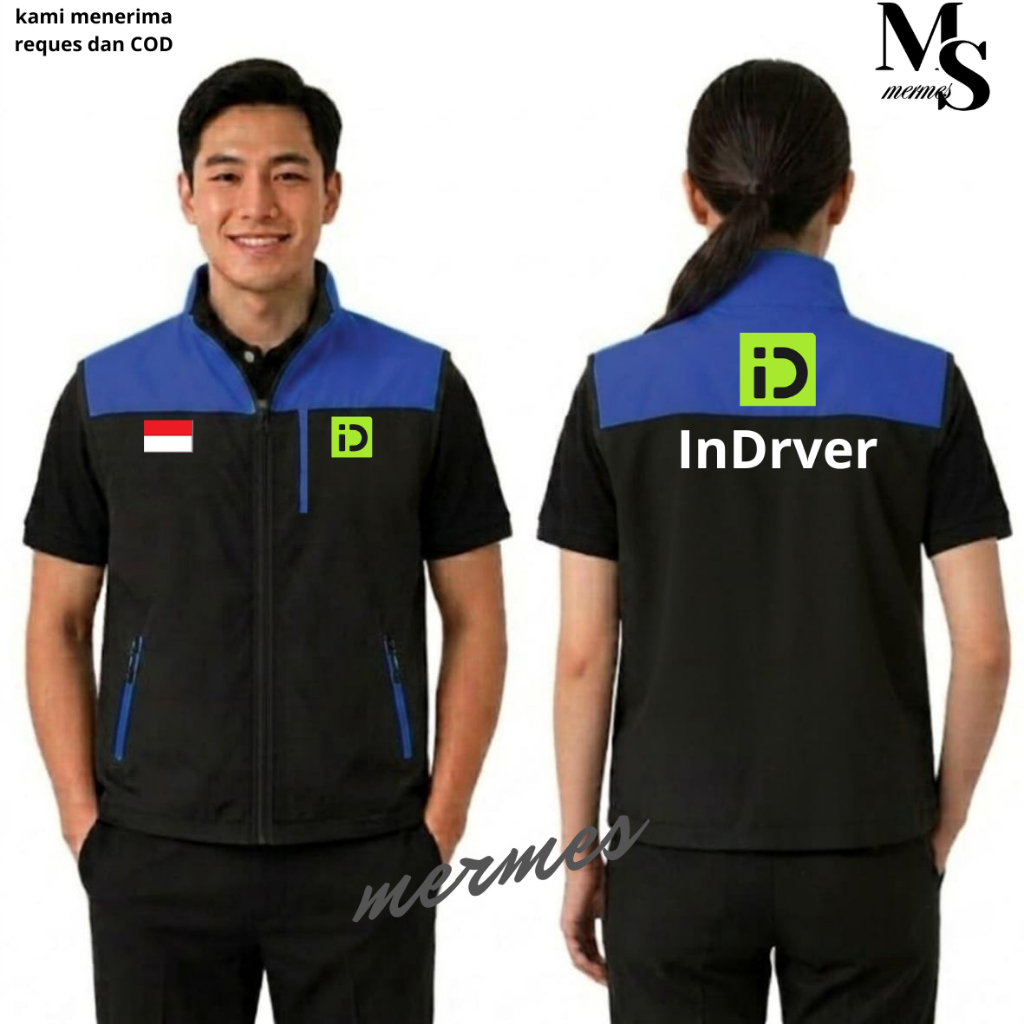 Rompi Ojok InDriver Terbaru 2026 Nyaman Dipakai, Bahan Berkualitas, Desain Resmi  Ready Stok/Bisa Cu
