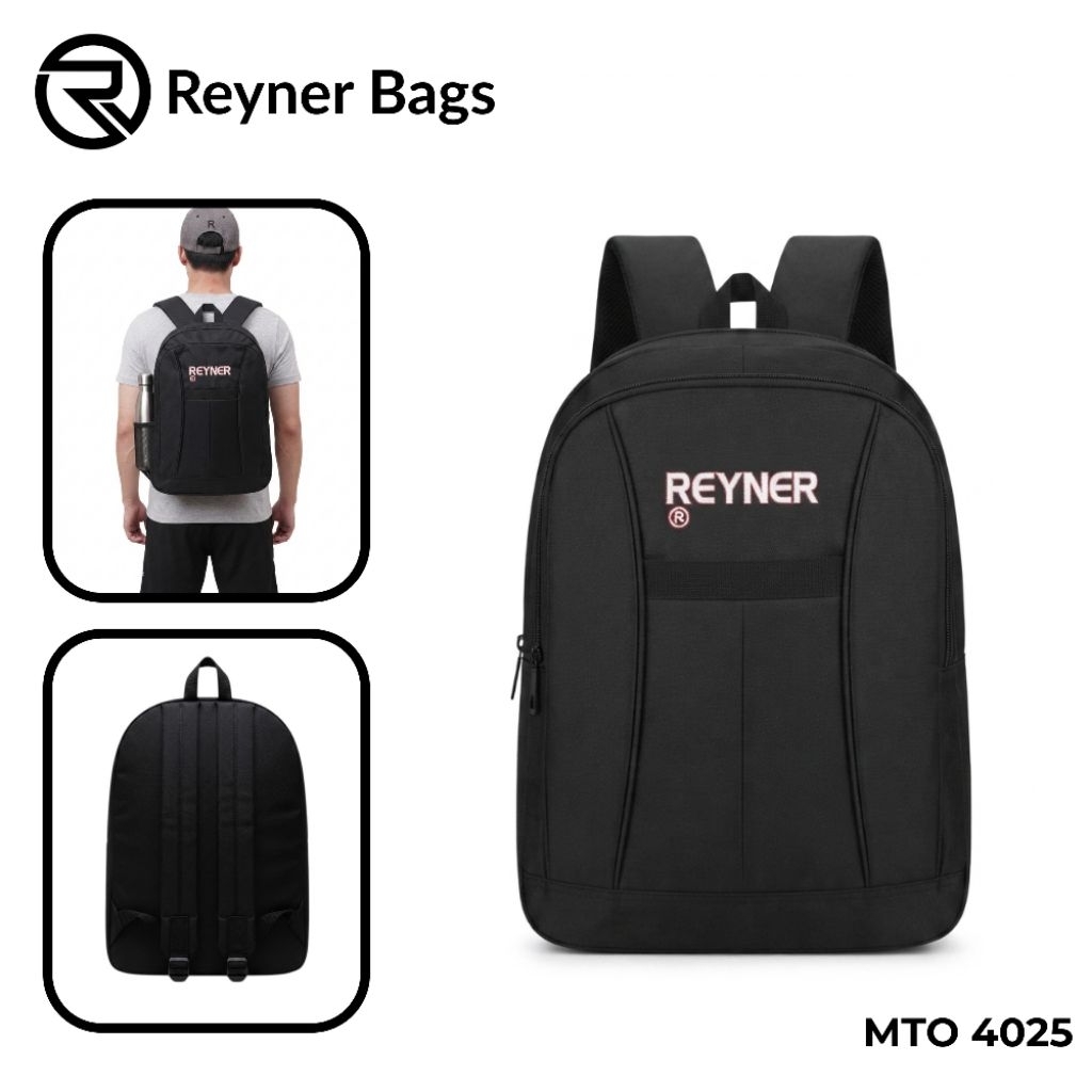 Tas Reyner - Tas Ransel - Tas Hitam - Tas Kuat - Tas Kantor - Tas Sekolah - Tas Murah MTO4025