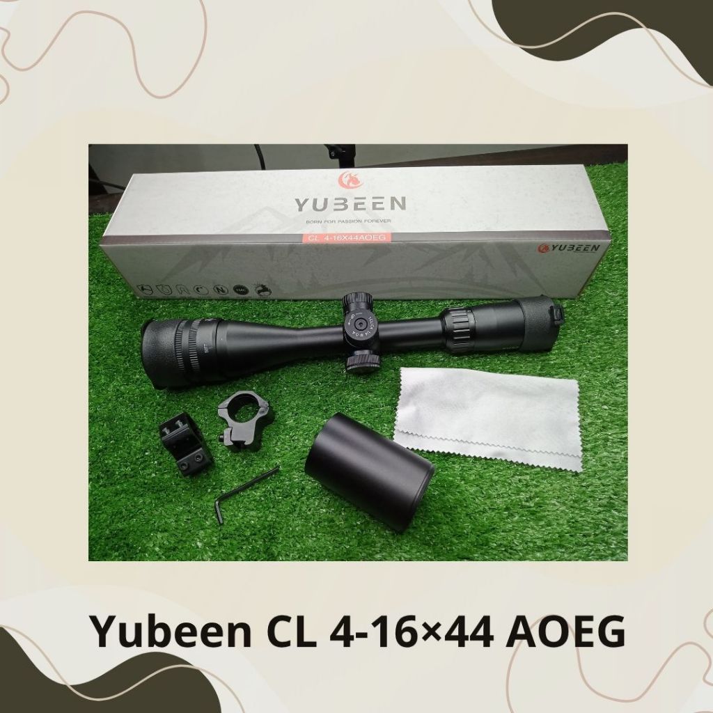 Yubeen Teleskop 4-16x44 Tahan Getar Terbaru - Yubeen CL 4-16x44 AOEG