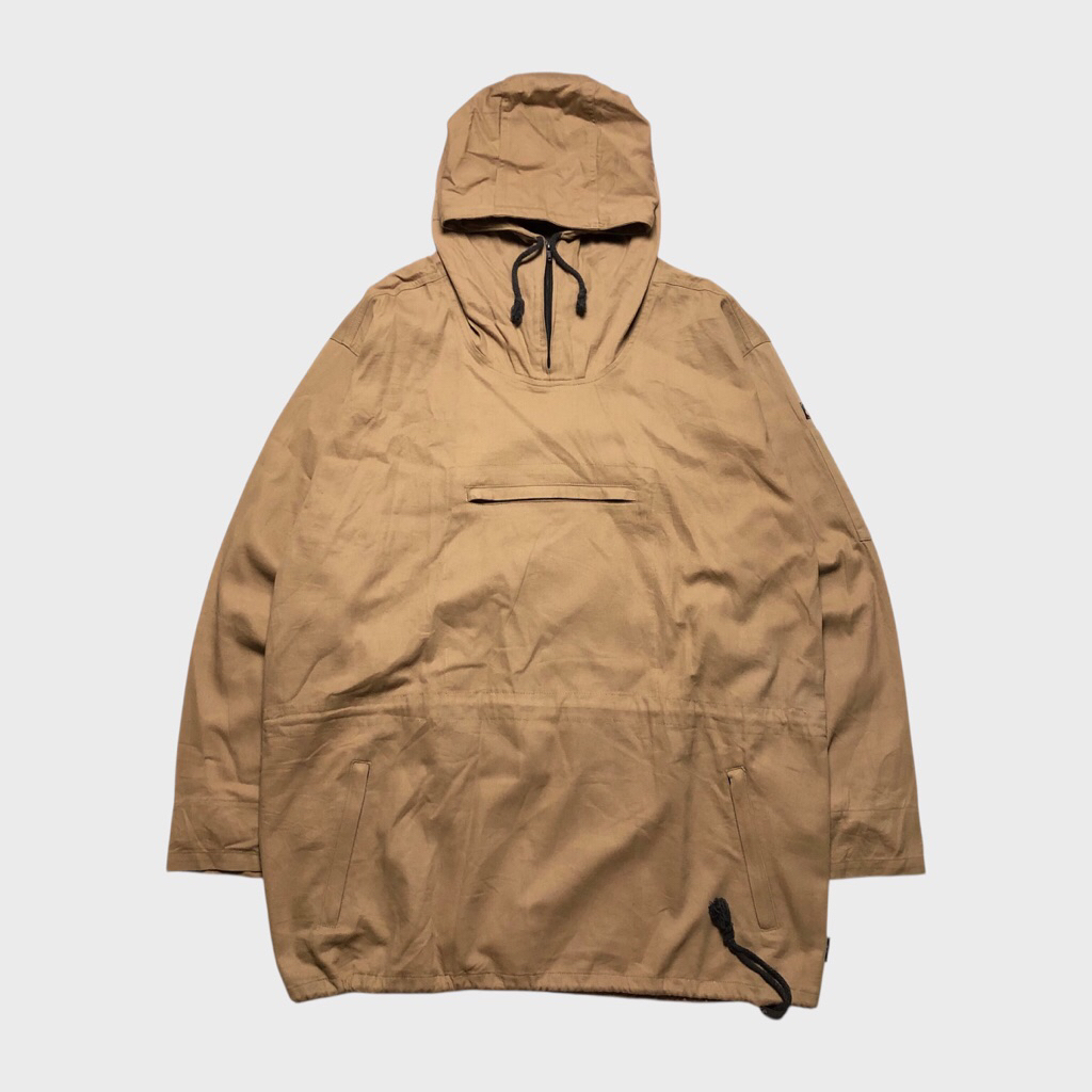 96Cloth Vintage British Mod-Style Anorak Jacket Khaki