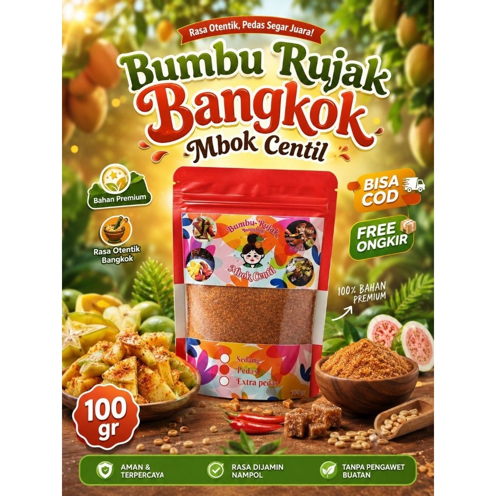 Bumbu Rujak Bangkok Mbok Centil 100 gram