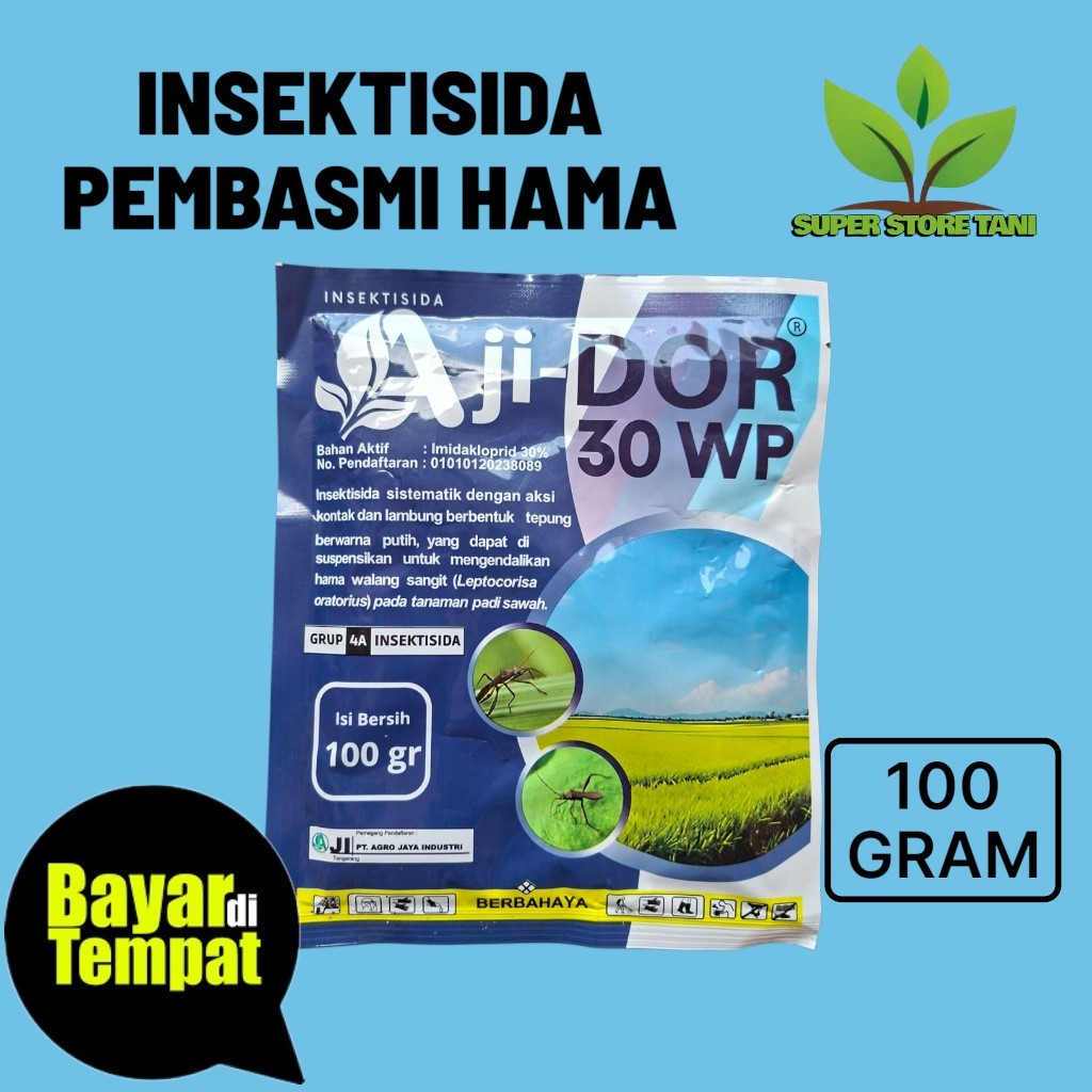 Ajidor 30wp 100gr Insektisida Untuk Hama Padi Sawah