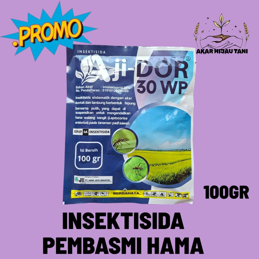 Ajidor 30wp 100gr Insektisida Untuk Hama Padi Sawah