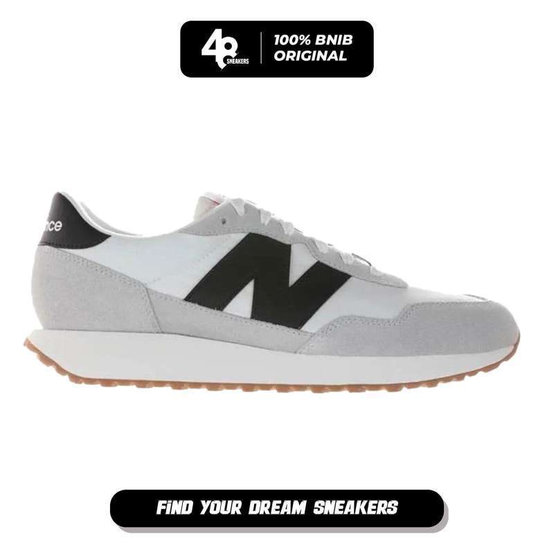 Sepatu Pria 237 White Black (MS237CI) Original