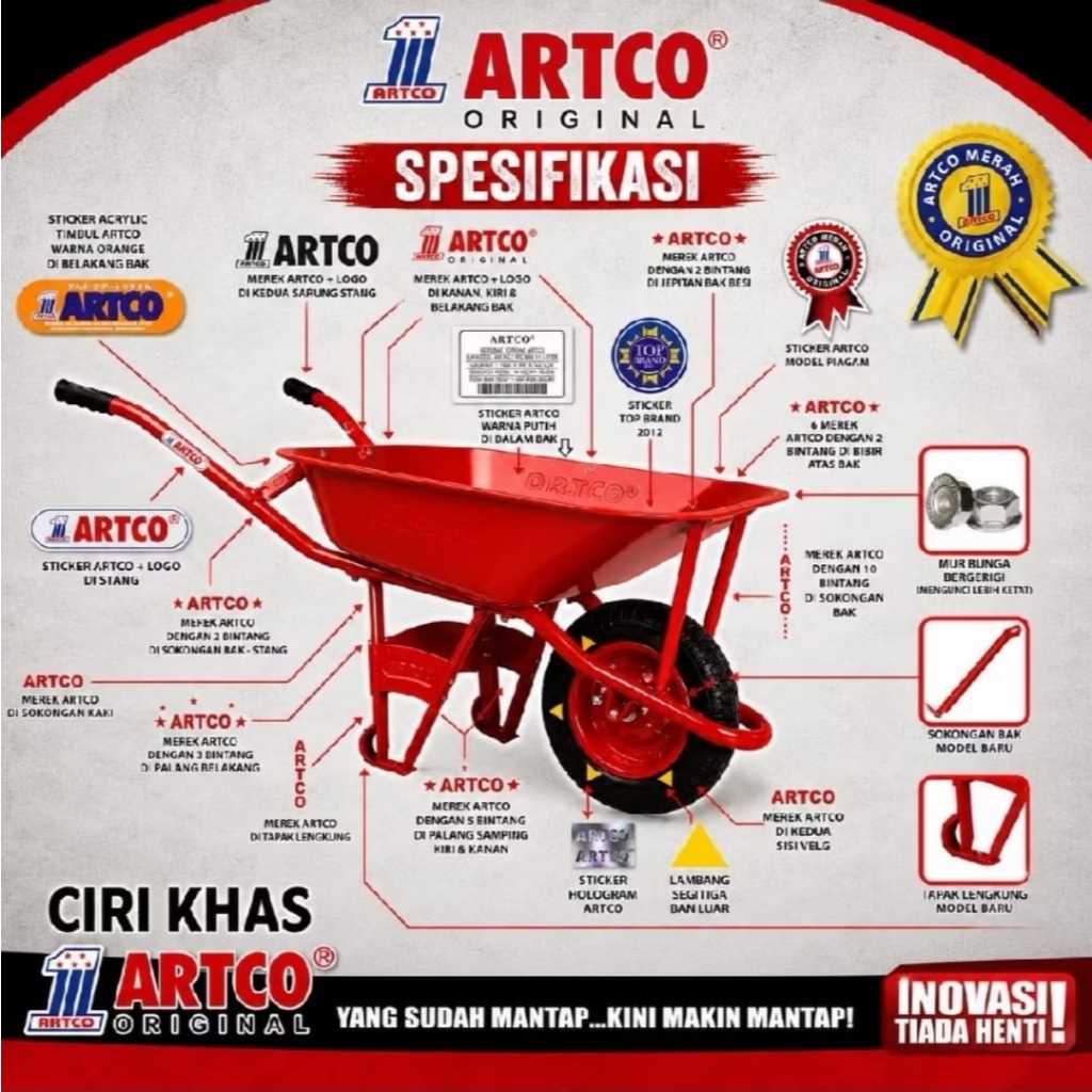 GEROBAK DORONG SORONG ARTCO ANGKONG