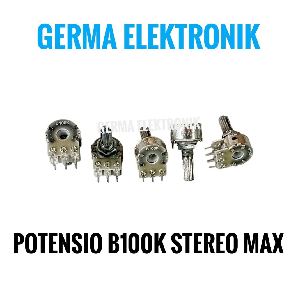Potensio potensiometer B100k stereo max potensio stereo b100k