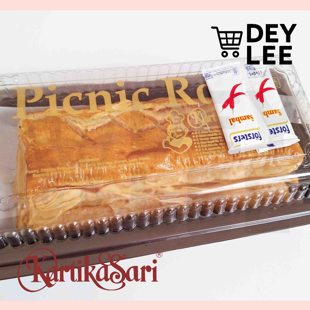 KARTIKASARI Picnic Roll BEEF / CHICKEN Pastry Fresh Halal Oleh-Oleh Bandung
