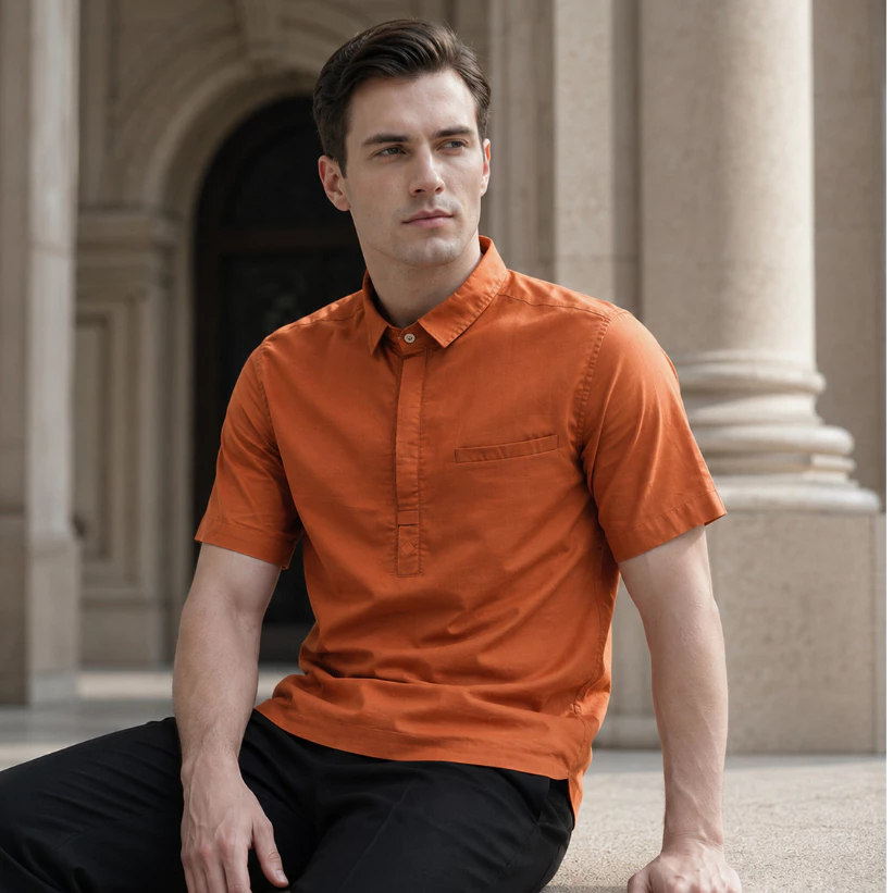 Shafira | Theo Menswear | Koko Tangan Pendek Pria Premium