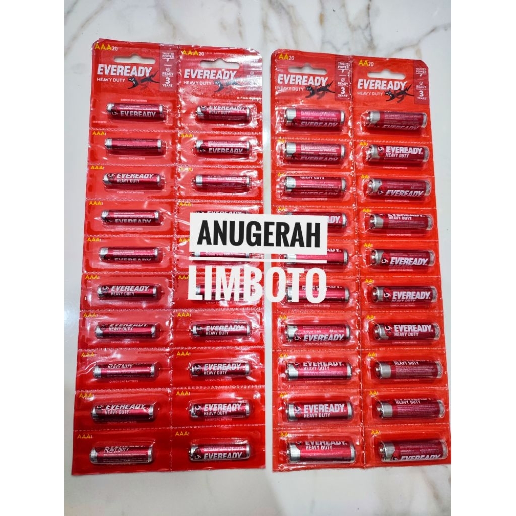 Baterai AA - Baterai AAA Eveready