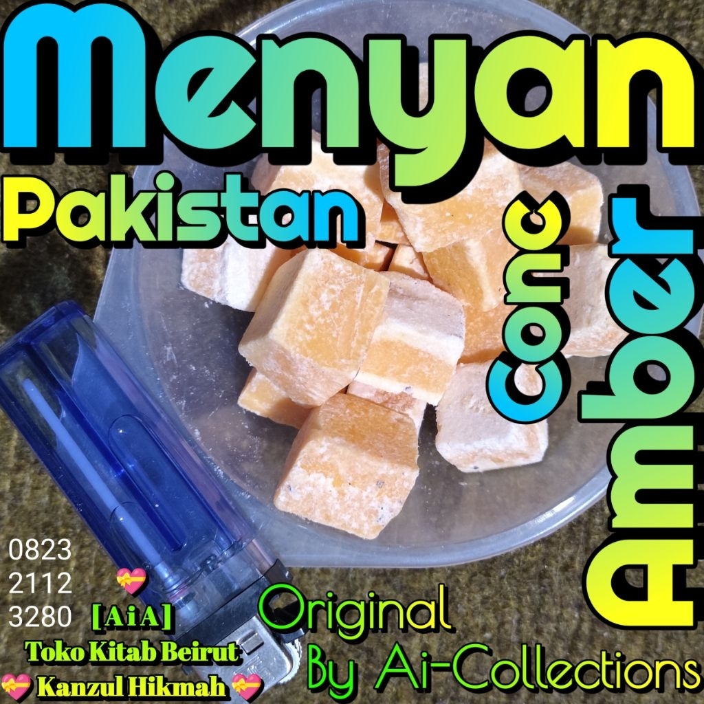 Ai-Kh8pca > 25g Kemenyan Menyan Pakistan Conc Amber Pengharum Ruangan Ori Pca By Ai-Collections > Ai