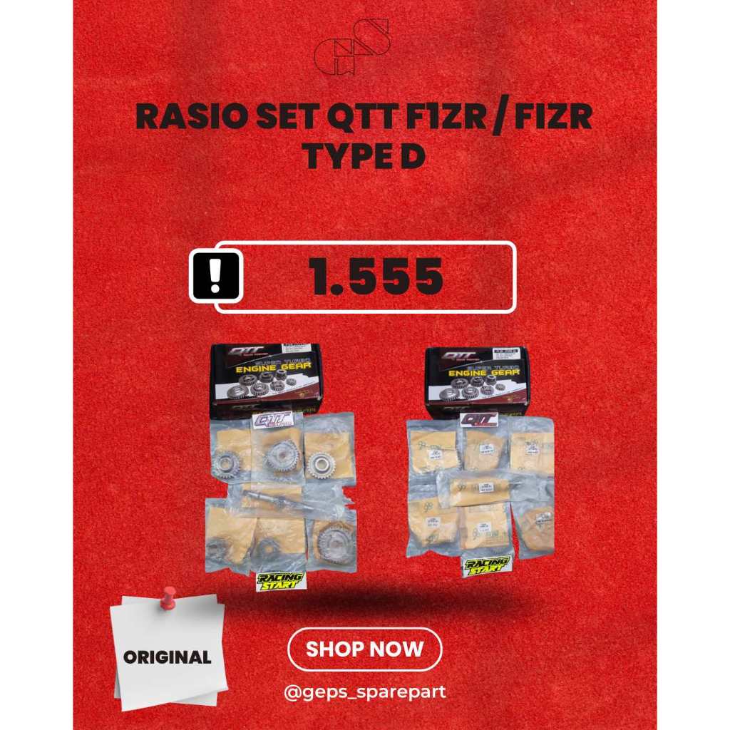 Rasio SET QTT F1ZR / FIZR Type D