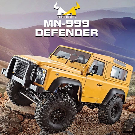 Mainan Mobil Adventure Landrover Defender 1/10 Full Propo RC Car MN999 MN-999
