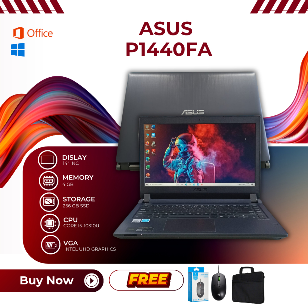 Laptop ASUS P1440FA Intel Core i3Gen10  RAM 4 GB SSD 256 GB NVMe