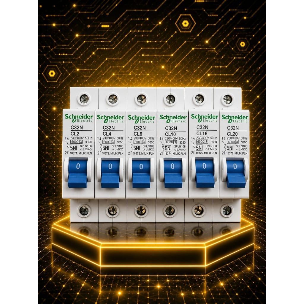 MCB PLN 1PASHE SCHNEIDER 4A 6A 10A